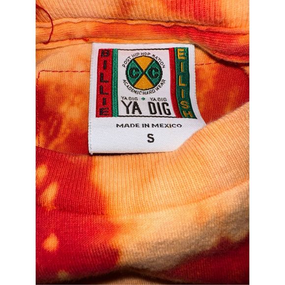 Billie Eilish Post Hip Hop Nation Bleached Long Sleeve Tee - Picture 4 of 4